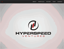 Tablet Screenshot of hyperspeed.com